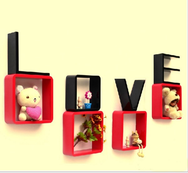 kệ trang trí chữ love